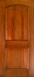 Facroy Direct Doors Mahogany 2 panel arch top panel