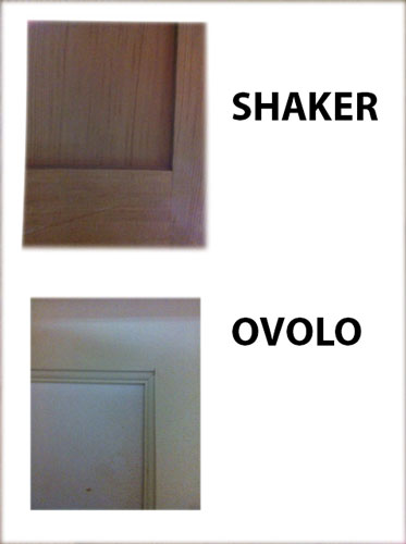 Facroy Direct Doors Shaker versus Ovolo