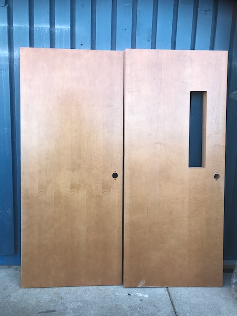 Facroy Direct Doors MAPLE PF WITH VISION PANEL