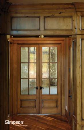Facroy Direct Doors PAIR OF 6 LITE 1 PANEL BOTTOM DOORS