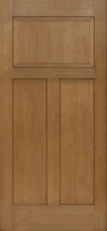 Facroy Direct Doors 3 PANEL FIBERGLASS  FIR STAIN GRADE DOOR