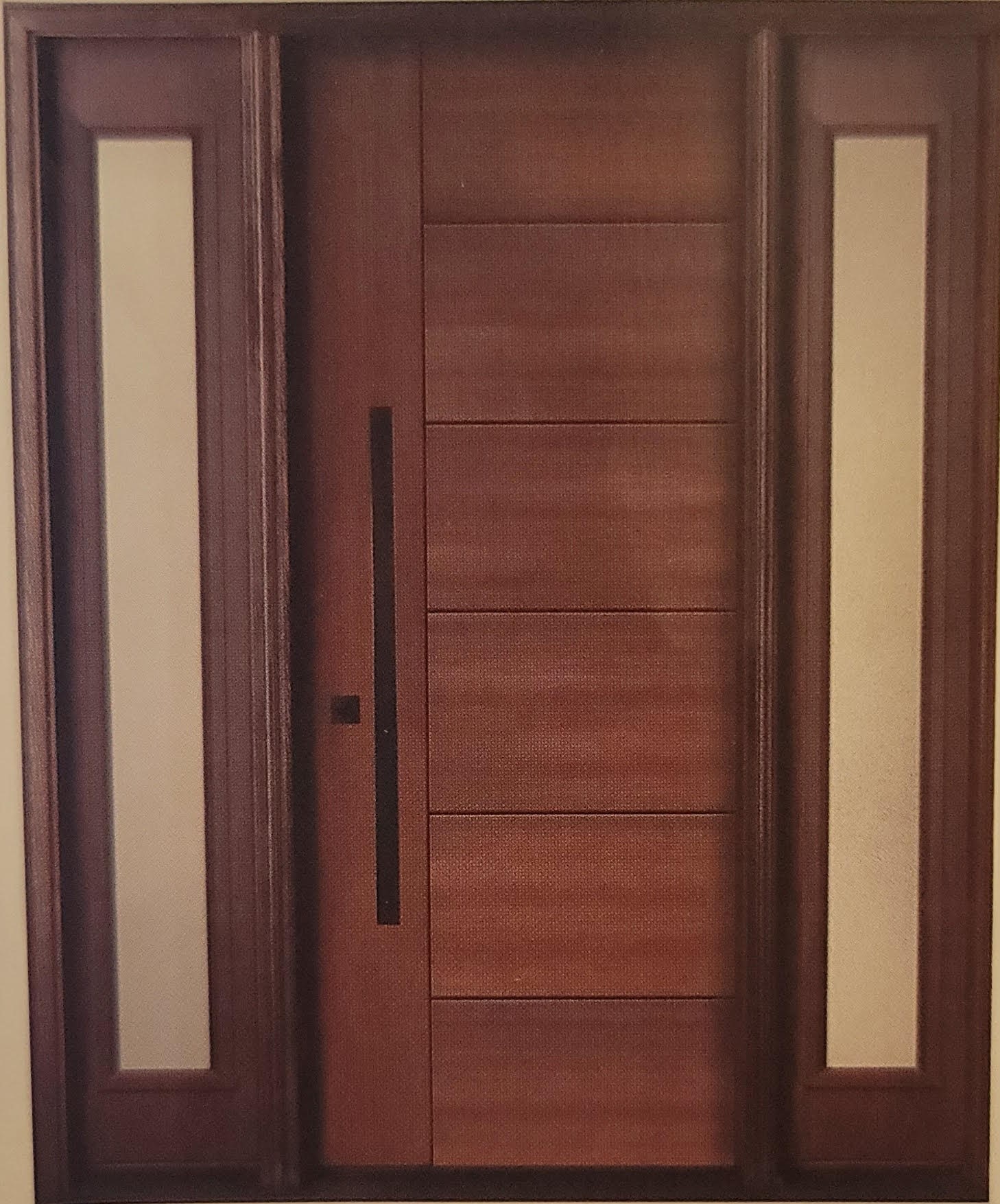 Facroy Direct Doors Exterior contemporary door with side lites